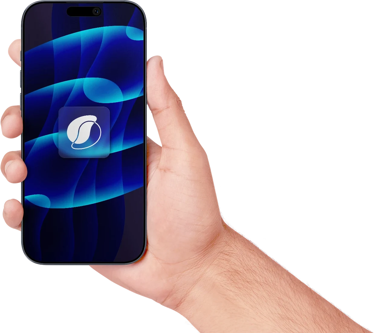 Die envision-App auf einem Smartphone